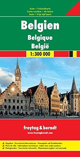 Freytag Berndt Autokarten, Belgien - Maßstab 1:300 000 (freytag & berndt Auto + Freizeitkarten)