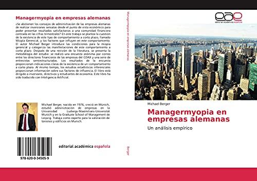 Managermyopia en empresas alemanas: Un análisis empírico