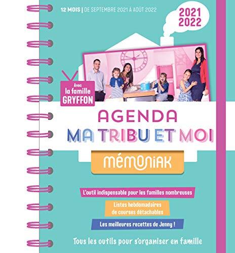 Ma tribu et moi, avec la famille Gryffon : agenda Mémoniak 2021-2022 : de septembre 2021 à décembre 2022