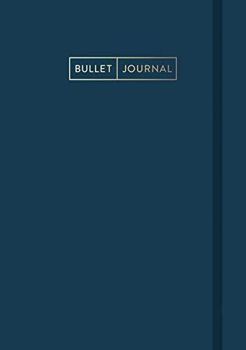 Bullet Journal "Deep Blue" 05 mit original Tombow TwinTone Dual-Tip Marker 33 black: Mit Punkteraster, Seiten für Index, Key und Future Log sowie ... praktischem Verschlussband und Innentasche