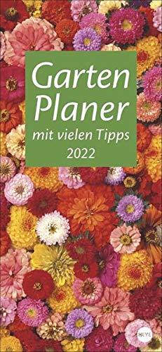 Gartenplaner 2022 - Wandkalender mit vielen Tipps - Monatskalendarium mit Platz für Eintragungen/Notizen - 16 x 34,7 cm