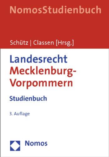 Landesrecht Mecklenburg-Vorpommern: Studienbuch