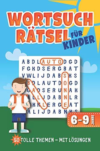 Wortsuchrätsel für Kinder: Wortgitter Rätselheft mit 50 Buchstabenrätsel l sehr leichte Rätsel l mit Lösungen l ca. Din A5