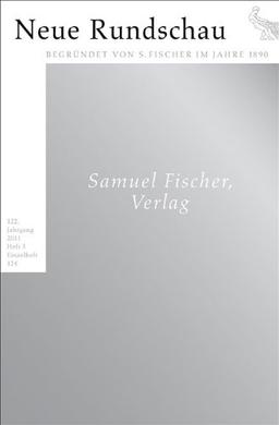 Neue Rundschau 2011/3: Samuel Fischer, Verlag