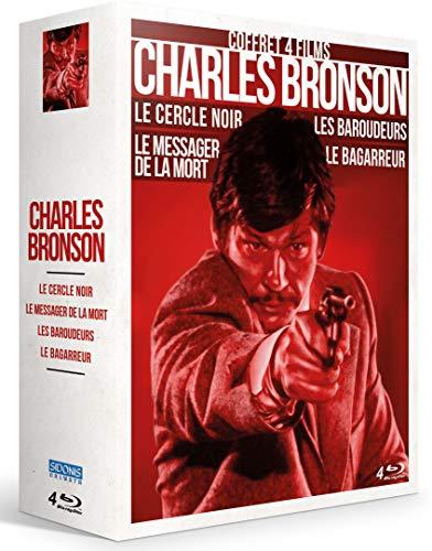 Coffret charles bronson 4 films : le cercle noir ; le messager de la mort ; les baroudeurs ; le bagarreur [Blu-ray] [FR Import]