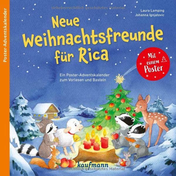 Neue Weihnachtsfreunde für Rica: Ein Poster-Adventskalender zum Vorlesen und Basteln