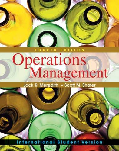 Operations Management: International Student Version