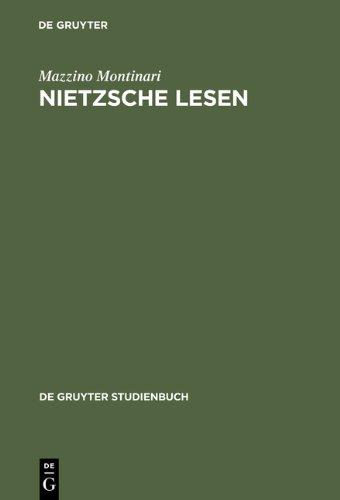 Nietzsche lesen (de Gruyter Studienbuch)