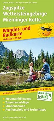 Zugspitze - Wettersteingebirge - Mieminger Kette: Wander- und Radkarte mit Ausflugszielen & Freizeittipps, wetterfest, reißfest, abwischbar, GPS-genau. 1:35000 (Wander- und Radkarte / WuRK)