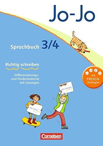 Jo-Jo Sprachbuch - Aktuelle allgemeine Ausgabe: 3./4. Schuljahr - Arbeitsblock