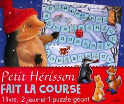 Petit Hérisson fait la course : 1 livre, 2 jeux et 1 puzzle géant