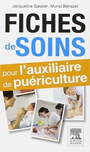 Fiches de soins pour l'auxiliaire de puériculture