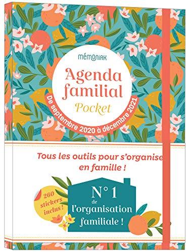 Agenda familial pocket : de septembre 2020 à décembre 2021