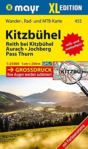 Kitzbühel XL: Wander-, Rad- und Mountainbikekarte. GPS-genau. 1:25000 (Mayr Wanderkarten)