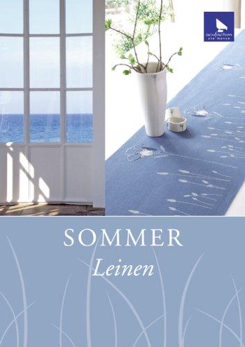 Sommer Leinen: Stickerein in Sommerlaune