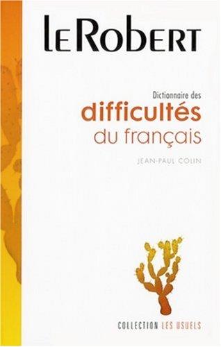 Dictionnaire des difficultés du français