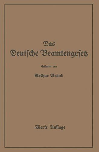 Das Deutsche Beamtengesetz (DBG): Zweite Großdeutsche Auflage