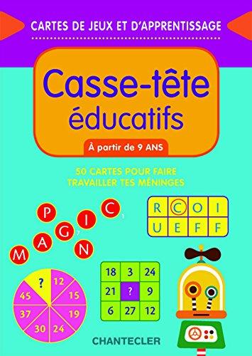 Casse-tête éducatifs : à partir de 9 ans : 50 cartes pour faire travailler tes méninges