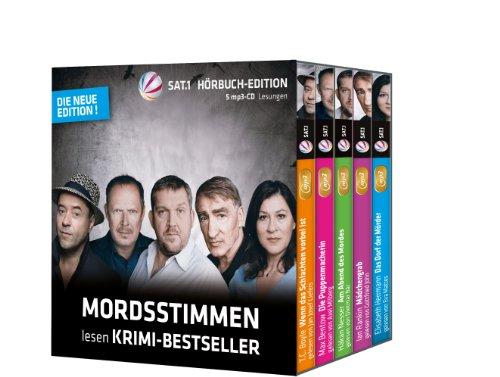 Mordsstimmen lesen Krimi-Bestseller - Die neue Edition: Sat.1 Hörbuch-Edition (Bentow: Die Puppenmacherin, Boyle: Wenn das Schlachten vorbei ist, ... Am Abend des Mordes, Rankin: Mädchengrab)