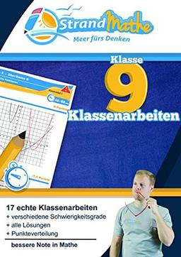 Mathematik Klassenarbeitstrainer Klasse 9 - StrandMathe: Mathearbeit simulieren, Ergebnisse prüfen, selbst benoten, Lernlücken aufdecken!