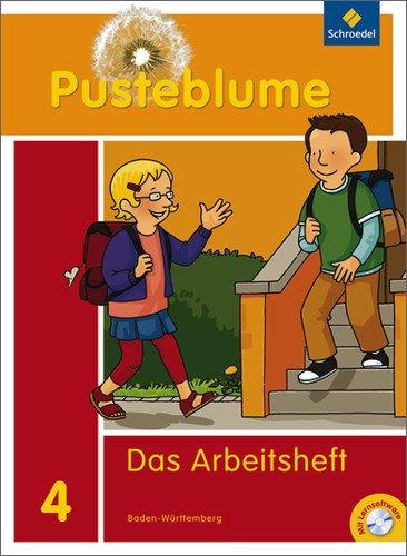 Pusteblume. Das Sprachbuch - Ausgabe 2010 Baden-Württemberg: Arbeitsheft 4 mit Lernsoftware