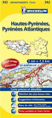 Hautes Pyrenees Pyrenees Atlantique (Michelin kaart - lokaal Frankrijk (342))