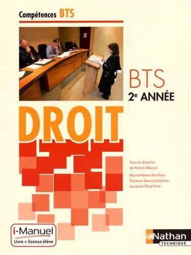 Droit BTS 2e année