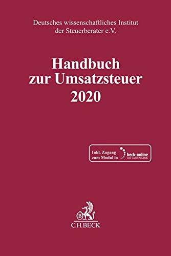 Handbuch zur Umsatzsteuer 2020 (Schriften des Deutschen wissenschaftlichen Steuerinstituts der Steuerberater e.V.)