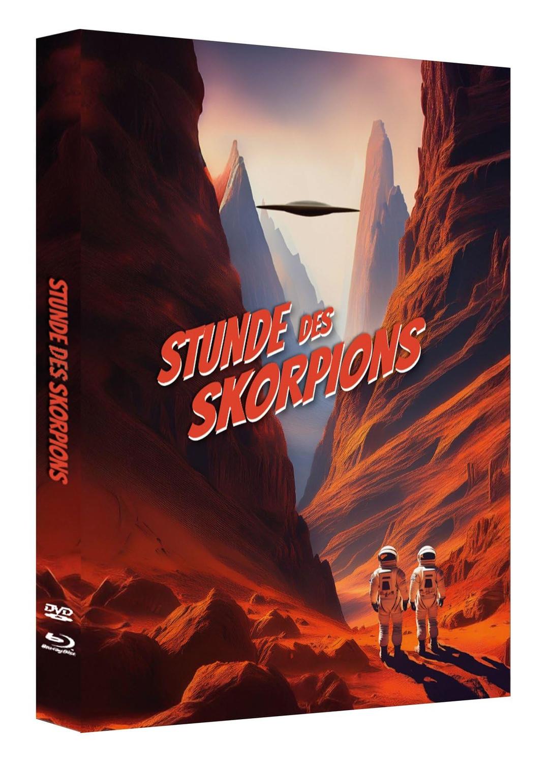 Stunde des Skorpions (Blu-ray Weltpremiere) - Science Fiction TV-Dreiteiler aus den DDR-TV Archiven von 1968 - + Bonus DVD "Projekt Merkur" - Die ... "Raumpatrouille Orion" (Blu-ray+Bonus-DVD)