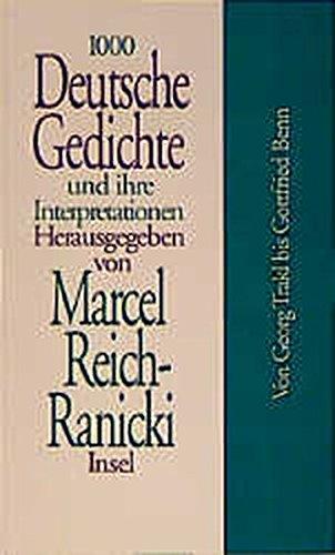 1000 Deutsche Gedichte und ihre Interpretationen, 10 Bde., Bd.6, Von Georg Trakl bis Gottfried Benn