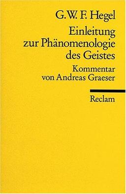 Einleitung zur "Phänomenologie des Geistes"