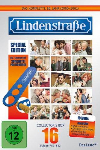 Die Lindenstraße - Das sechzehnte Jahr (Folgen 781-832) (Special Edition, Collector's Box) inkl. Spaghetti-Portionierer [10 DVDs]