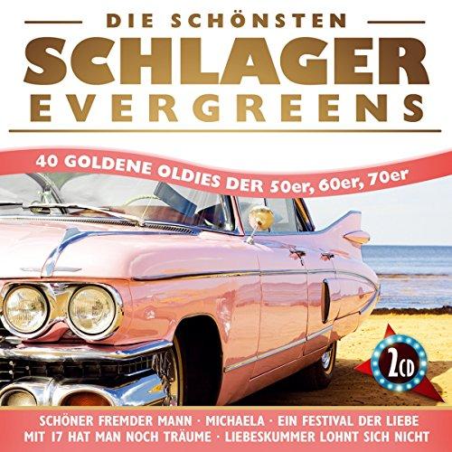 Die schönsten Schlager Evergreens; 40 Oldies der 50er; 60er, 70er; Connie Francis; Bill Ramsey; Nina und Mike; Rex Gildo; Bruce Low; Flippers; Freddy Quinn; Chris Roberts; Peter Kraus; Peter Alexander