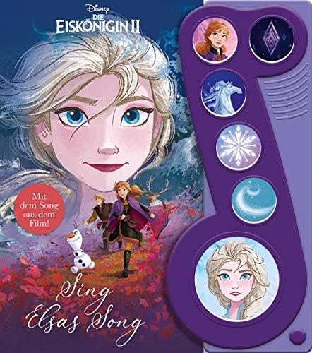 Disney Die Eiskönigin 2 - Sing Elsas Song - Liederbuch zu Wo noch niemand war -Interaktives Pappbilderbuch mit 6 Melodien für Kinder ab 3 Jahren