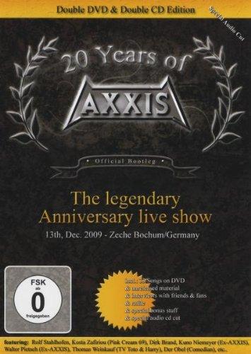 20 Years Of Axxis:  The Legendary Anniversary Live Show. 2 CDs + 2 DVDs