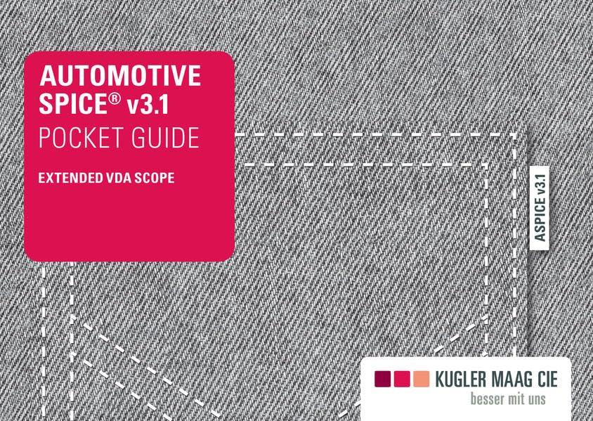 Automotive SPICE Pocket Guide: Process Assesment Model v3.1 Extended VDA Scope