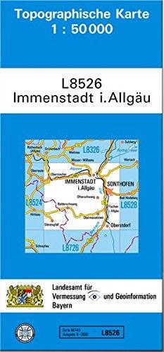 TK50 L8526 Immenstadt i.Allgäu: Topographische Karte 1:50000 (TK50 Topographische Karte 1:50000 Bayern)