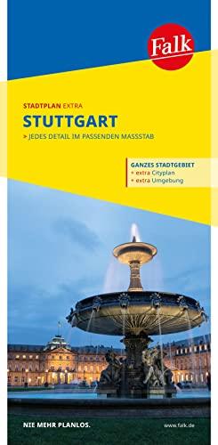 Falk Stadtplan Extra Stuttgart 1:20.000: mit den Ortsteilen von Ditzingen, Esslingen a.N., Fellbach, Gerlingen, Korntal-Münchingen, Leinfelden-Echterdingen, Leonberg, Ostfildern