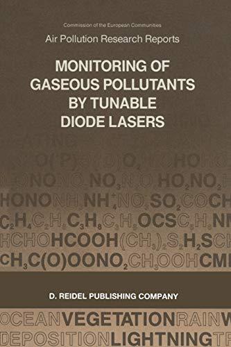 Monitoring of Gaseous Pollutants by Tunable Diode Lasers: "Proceedings of the International Symposium held in Freiburg, F.R.G., 13-14 November 1986" (Air Pollution Research Reports)