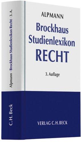 Brockhaus Studienlexikon Recht