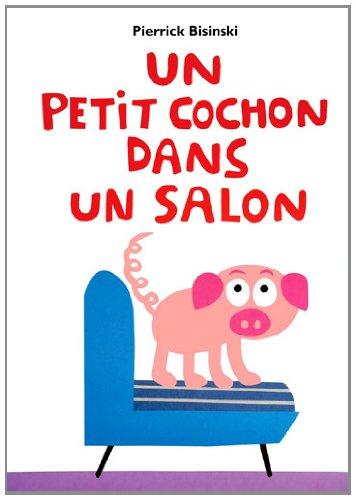 Un petit cochon dans un salon