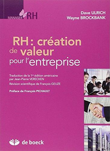 RH, création de valeur pour l'entreprise