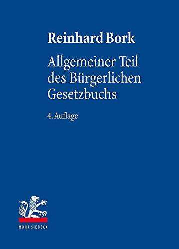 Allgemeiner Teil des Bürgerlichen Gesetzbuchs (Lehrbuch des Privatrechts)