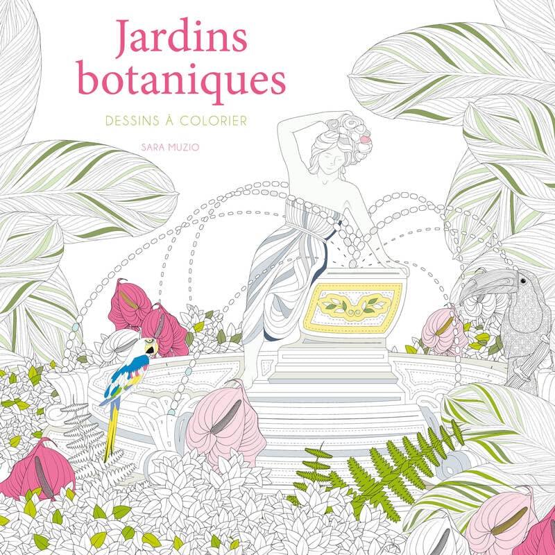 Jardins botaniques : dessins à colorier