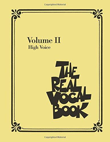 The Real Vocal Book: Volume II (High Voice). Für Melodielinie, Text & Akkorde