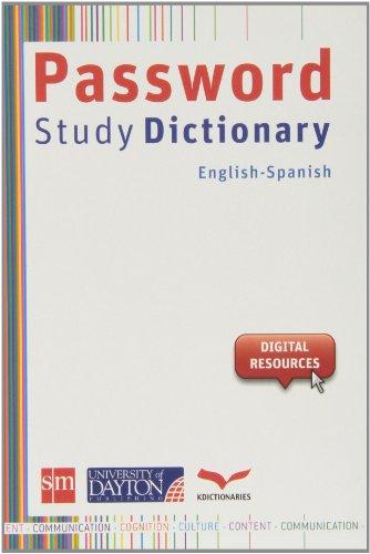 Password Study Dict. Ing/esp (Dictionary / Diccionario)