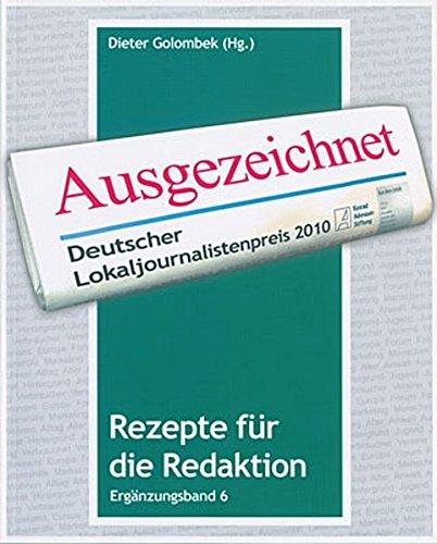 Rezepte für die Redaktion: Ergänzungsband 2011