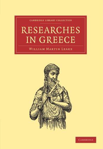 Researches in Greece (Cambridge Library Collection - Linguistics)