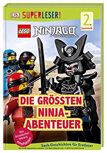 SUPERLESER! LEGO® NINJAGO® Die größten Ninja-Abenteuer: Sach-Geschichten für Erstleser, 2. Lesestufe