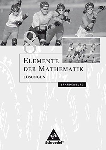 Elemente der Mathematik SI - Ausgabe 2008 für Brandenburg: Lösungen 8